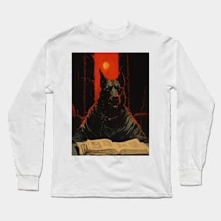 WINSTON - DARK FANTASY ART STYLE DOG FUNNY Long Sleeve T-Shirt